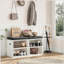 Banc à chaussures pour hall d'entrée avec coussin Banc à chaussures avec rangement et sièges, étagère à chaussures pour hall d'entrée-446032473