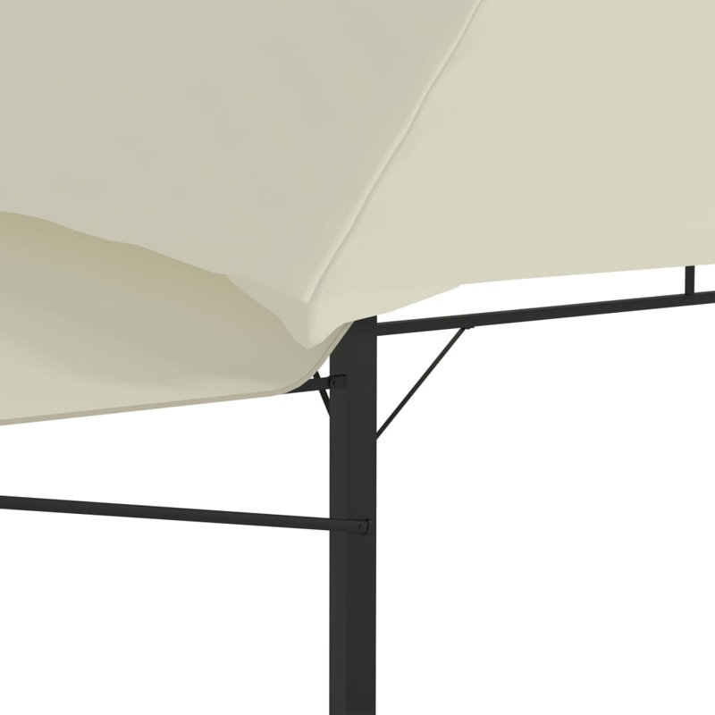 Mtro 118" x 276" Steel Party Tent, Cream