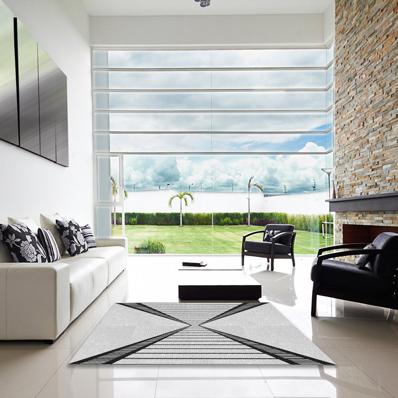Tapis gris Hadar, Carré 8 pi