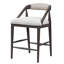 Hollister Upholstred Counter Stool Frothed Latte Performance Fabric-2146072091