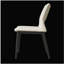 Ensemble de 2 chaises de salle à manger modernes et minimalistes en similicuir blanc, avec un dossier confortable, un support de pieds en métal, convenant aux restaurants, cuisines et bureaux.