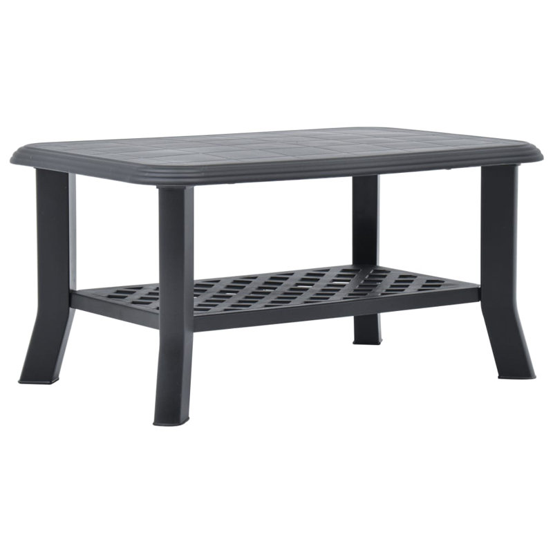 Bozek Plastic Coffee Table, Mocha