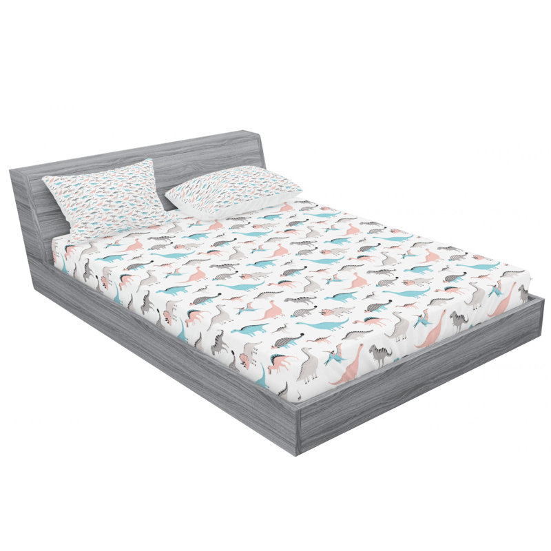 Microfiber Sheet Set, Queen Sheet Set with Fitted Sheet