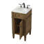 Ensemble de meuble-lavabo simple 18 po Rivers-73359945
