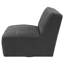 Chaise pivotante rembourrée sans accoudoirs -1636928245