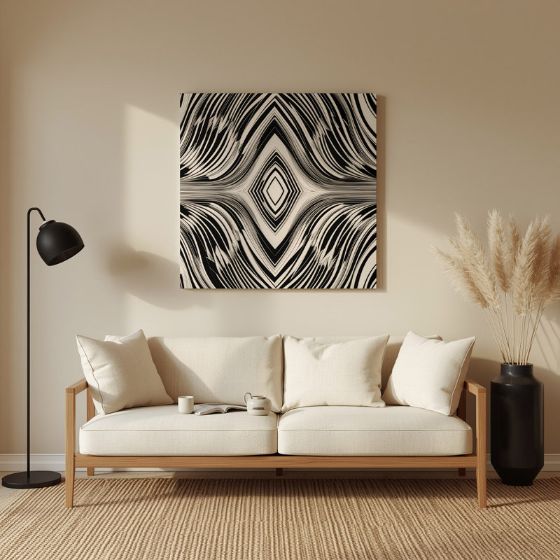 Art mural Op Op 5, H 384 po x l 384 po x P 0,05 po