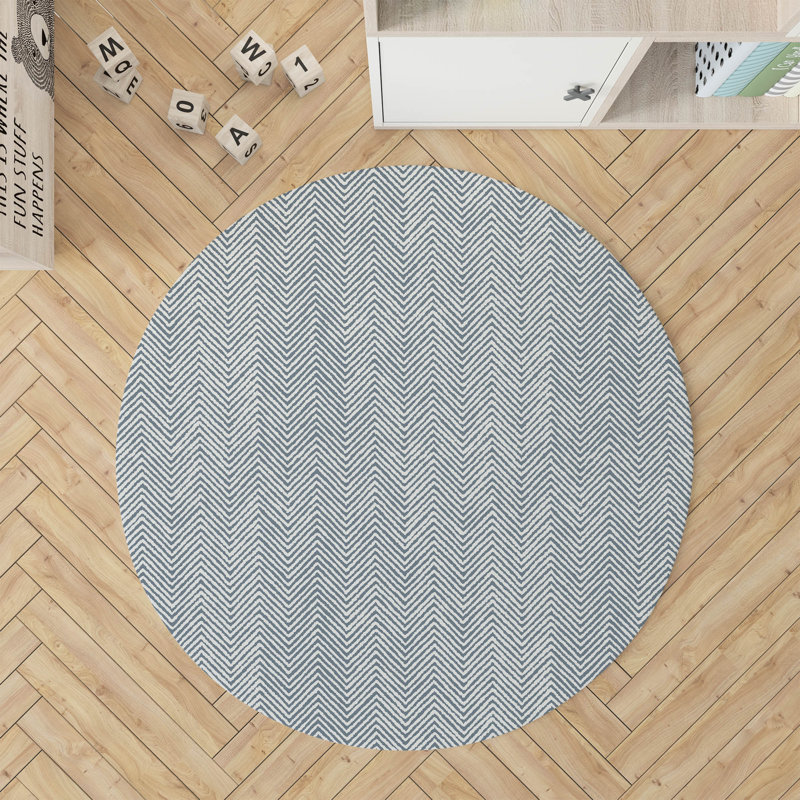 Tapis de jeu Chevron Groove, Bleu