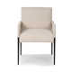 Boucle Metal Arm Chair Dining Chair