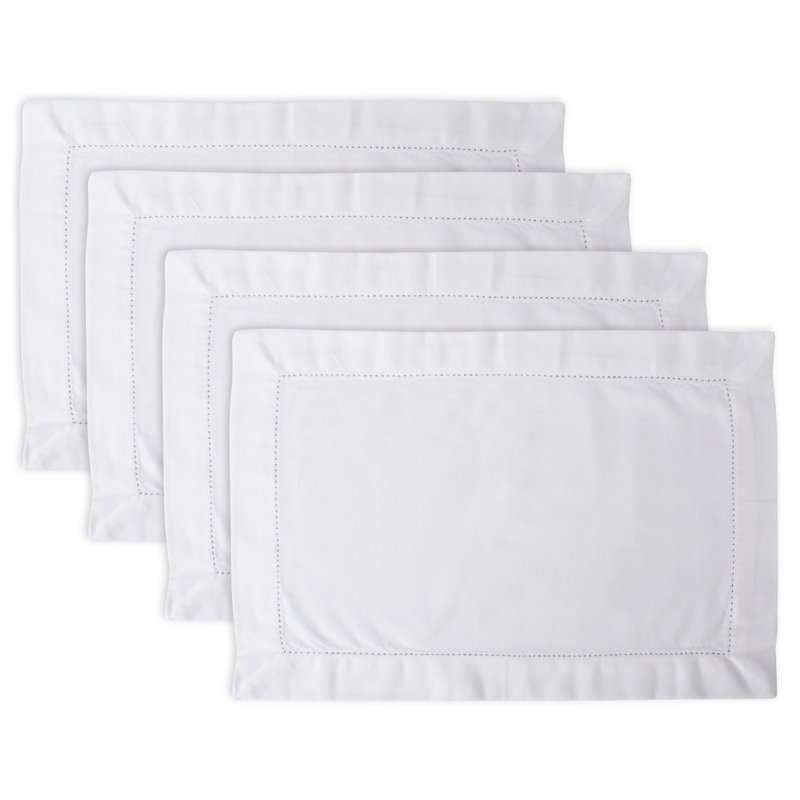 Napperon en coton 19 po Angeleta, Blanc cassé