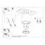 Ceramic Flush Mounted Sconce