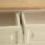 Îlot de cuisine et chariot de cuisine, îlot de cuisine mobile, plateau en bois d'hévéa, grande tablette réglable à l'intérieur de l'armoire pour différents ustensiles