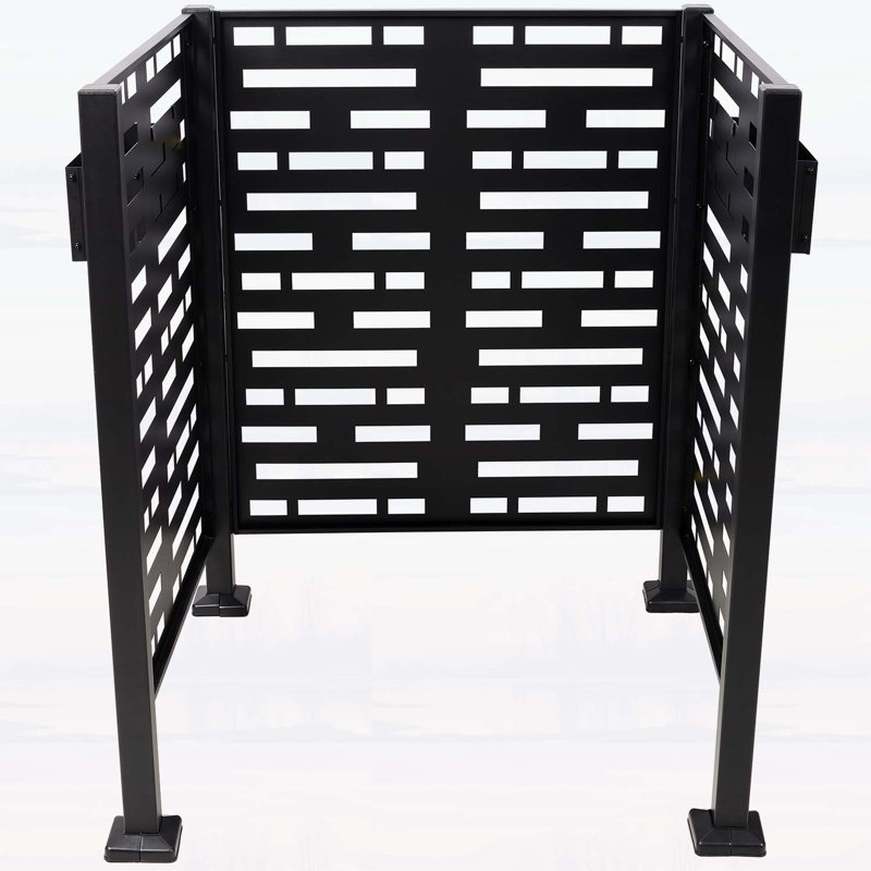 Écran d'intimité élégant en métal pour l'extérieur, idéal pour le patio et le jardin