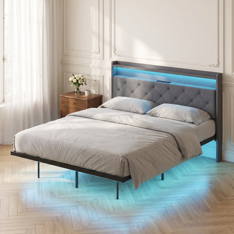 Upholstered Kingsize (5') Bed Frame