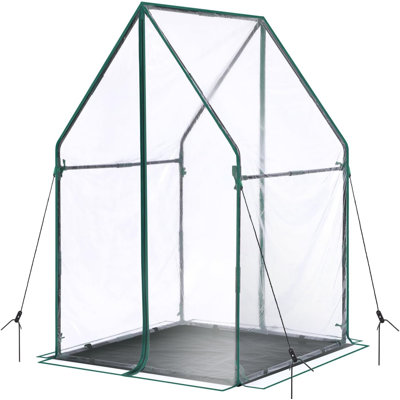 Mini Greenhouse For Indoor Outdoor: Ohuhu Portable Green House With Waterproof Pad For Small Plants Nursery Germination, 36""X36""X58.5"" Heavy-Duty PVC -  Kazoo, C1347