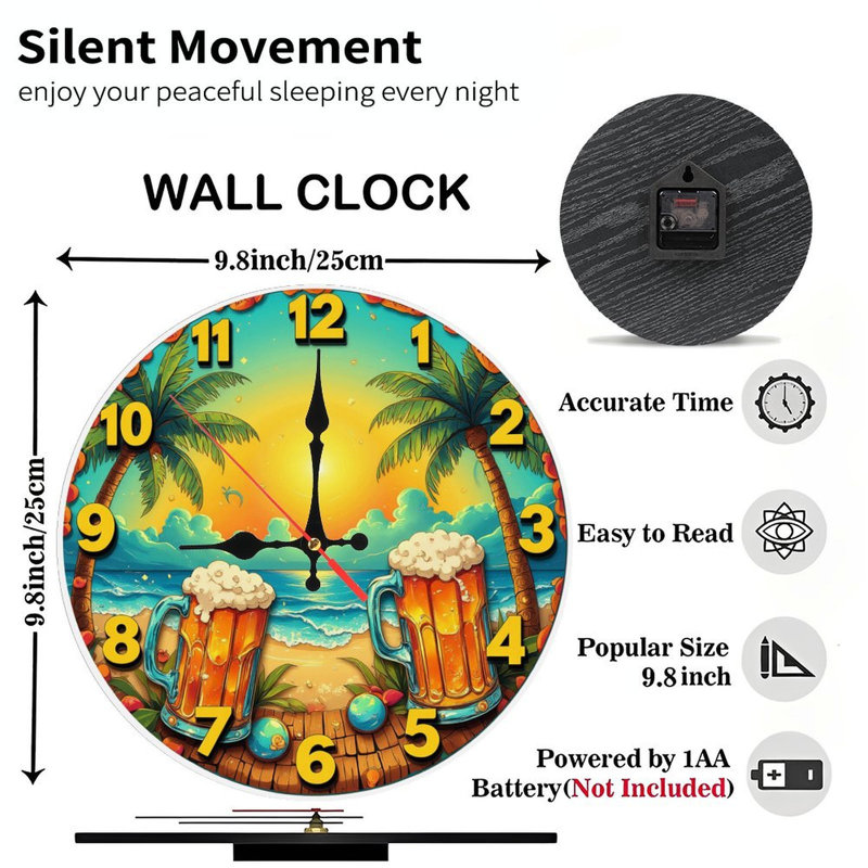 Horloge à bière