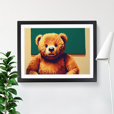 Victorious Teddy Bear - Framed Print