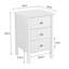 Amalan 40cm W Manufactured Wood Bedside Table