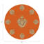 Ex vote Vegan Leather Round Pebble Placemat-1320812427
