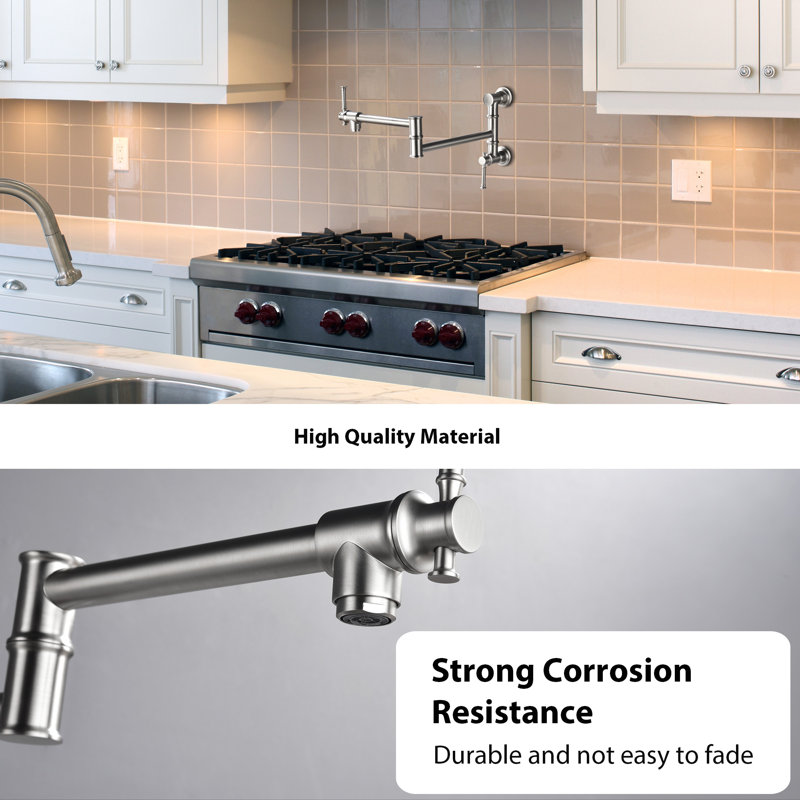 Interbath Kitchen Faucet, Brushed Nickel