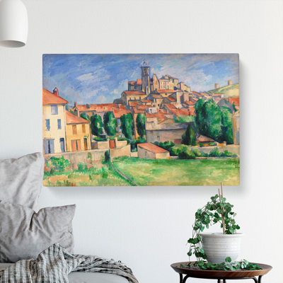 Gardanne Vol.2 by Paul Cezanne - Wrapped Canvas Painting