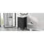 -inch Black Bathroom Vanity With Sink, Two-door Cabinet, Adjustable Foot Pads, Door Shelf Storage, And Drawer