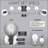 Boroughbridge 10' 10-Light Flexible Filament LED Shatterproof String Lights (End to End Connectable)-1927591978-1960851498
