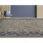 Wool Oriental Area Rug in Beige/Dark Blue