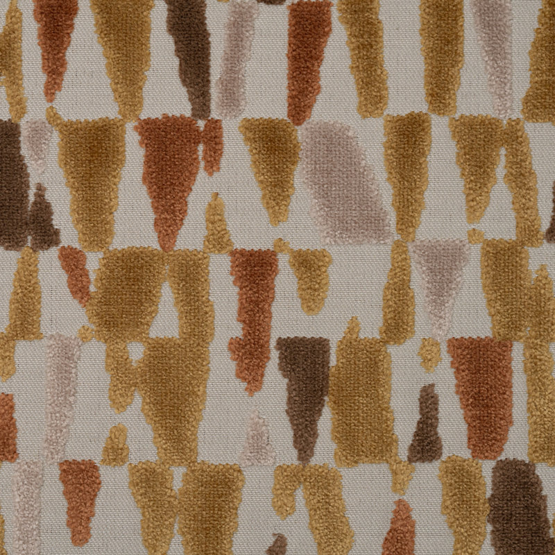 Tissu de revêtement en velours mosaïque, Désert