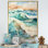 «Valdis Beach Photo Oceanic Rhythms X III», reproduction sur toile