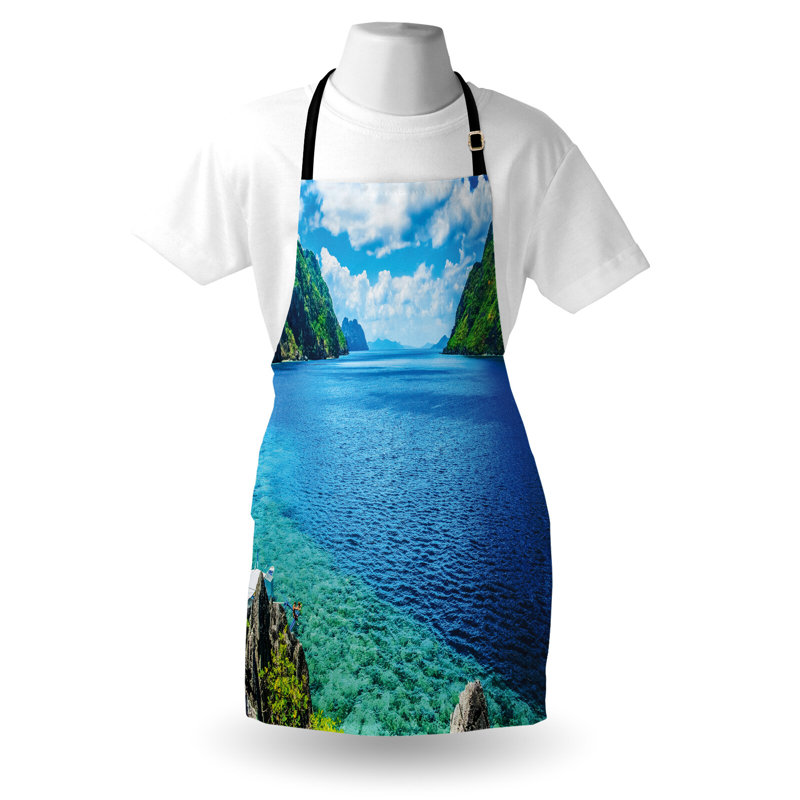 No Pattern Bib Apron