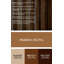 Lin horizontal rayé, art mural brun en métal brun-2050276173