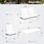 Ensemble de mobilier de patio pour 4 personnes avec chaises longues berçantes-92434906