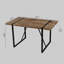 Table de salle à manger rectangulaire 1 pièce sans chaise-843702912-843702918