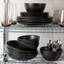 over&back Coupe 16-Piece Semi Hand-Finished Stoneware Dinnerware Set, Service for 4-99305506