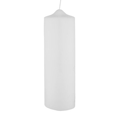 Unscented Pillar Candle