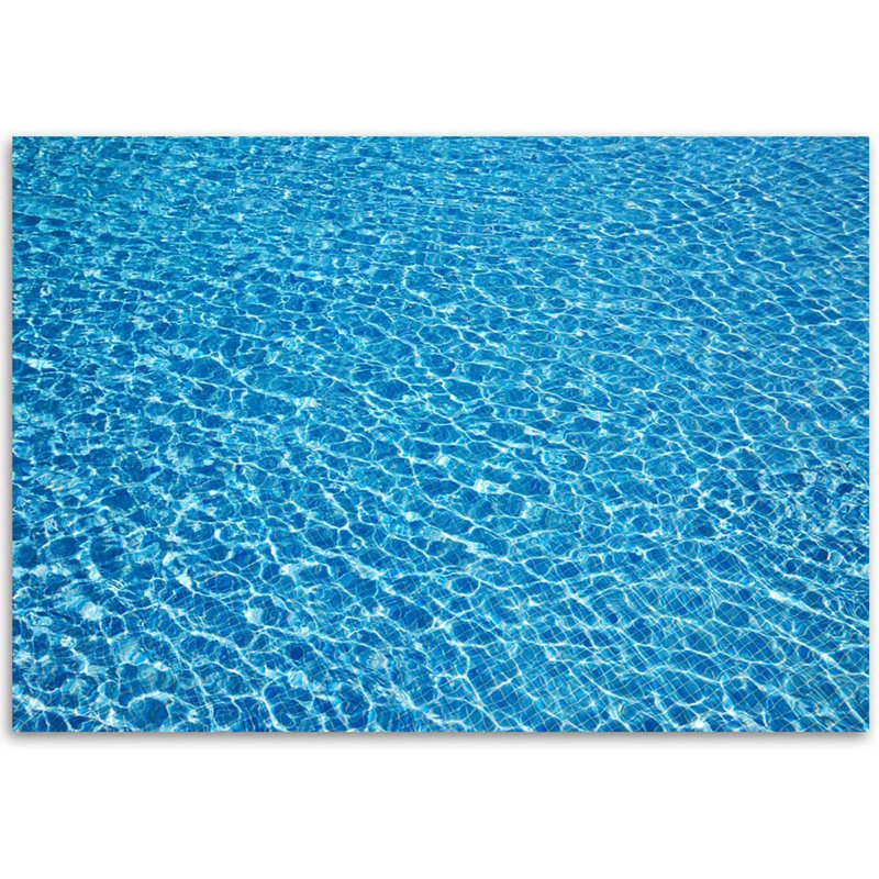 Océan bleu, mer profonde, M10, L 100 po x l 144 po