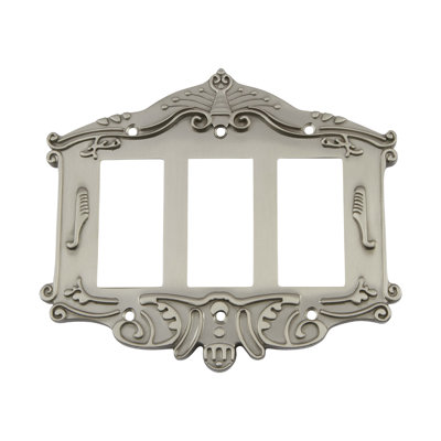 Victorian 3-Gang Rocker Wall Plate