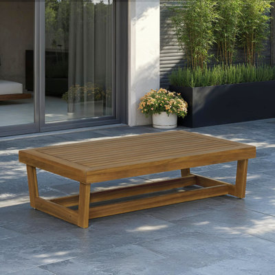 Abigal Dennet Fishbein Silbury Outdoor Natural Cocktail Table