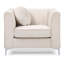 Fauteuil contemporain incliné ivoire-834836580
