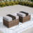Wicker Outdoor Patio Ottomans