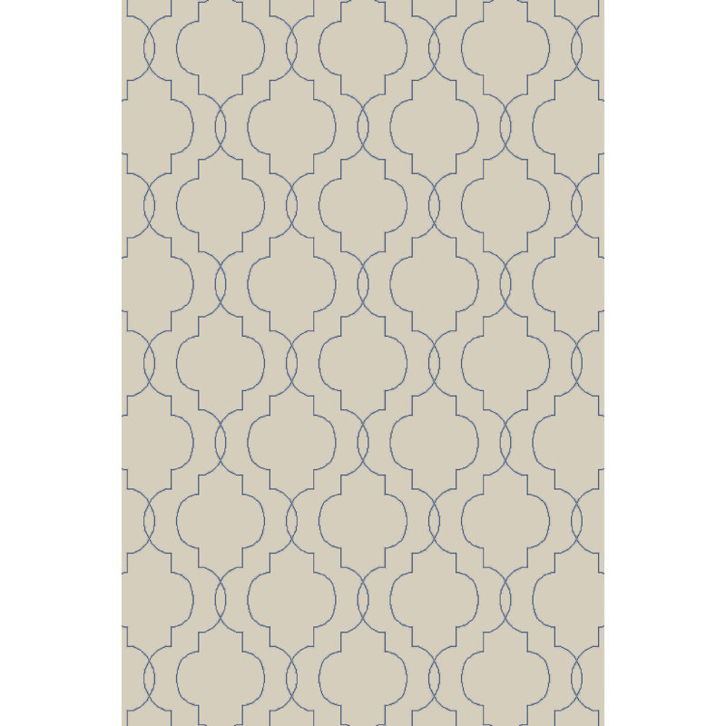 Freudenburg Wool Geometric Indoor Rug, Rectangle 2' x 3'