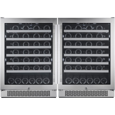 106 Bottle And 95 Can Dual Zone Freestanding Wine Cellar | Fridge.com