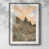 Distressed Silver Framed Paper