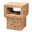 Amary Floor Shelf Seagrass End Table
