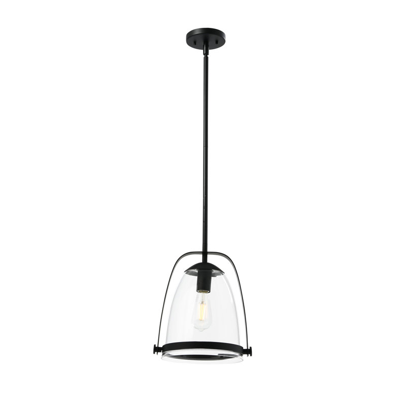 Ashiya 1 - Light Single Pendant, Matte Black