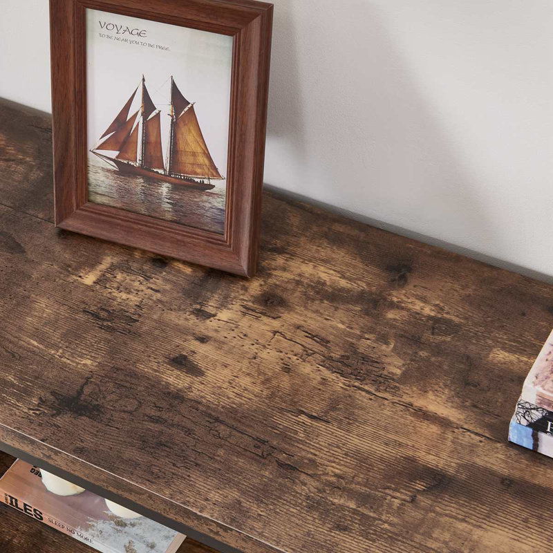 Aust 47.24'' Console Table, Rustic Brown