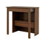 Bureau convertible pour bibliothèque avec tiroirs et casier ouvert - Bureau compact pour petites chambres et bureaux à domicile