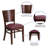 Kadircan Solid Back Wooden Restaurant Chair-447762072