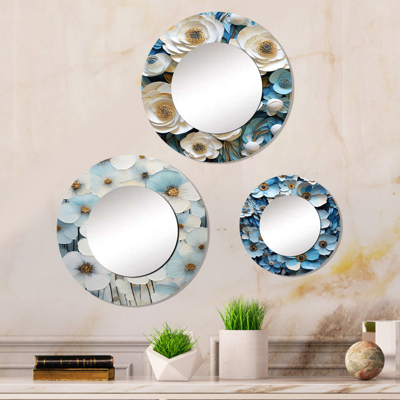 Devaunte Metal Round Mirror