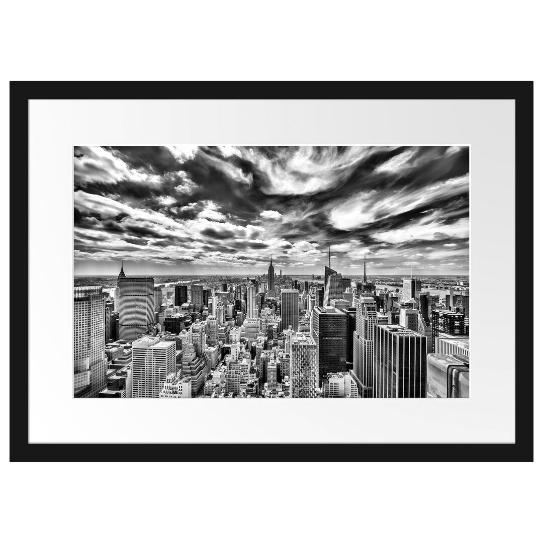 Gerahmtes Poster New York Skyline